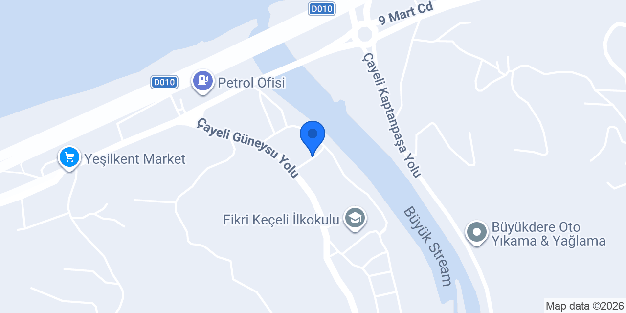 Çayeli 2 Nolu Aile Sağlığı Merkezi konumu