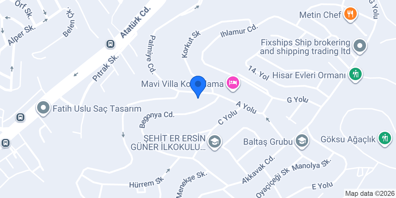 Kuru Temizleme Terzi konumu
