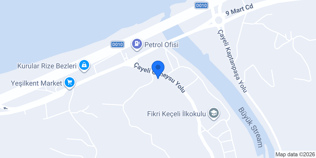 Çiğköfteci Ömer Usta Çayeli (YAKA ŞUBESİ) konumu