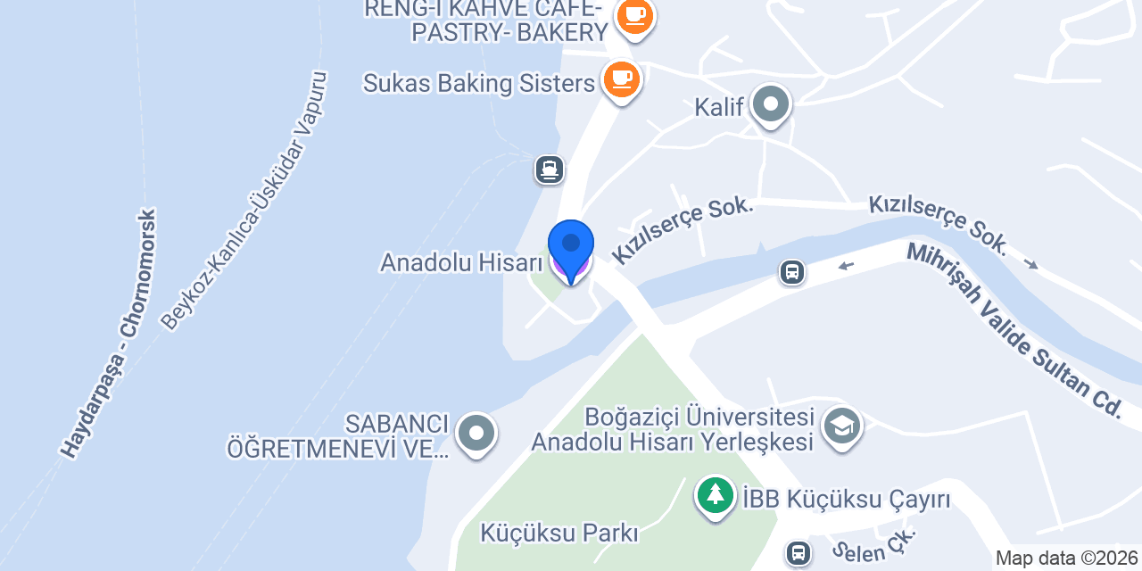 Anadolu Hisarı konumu