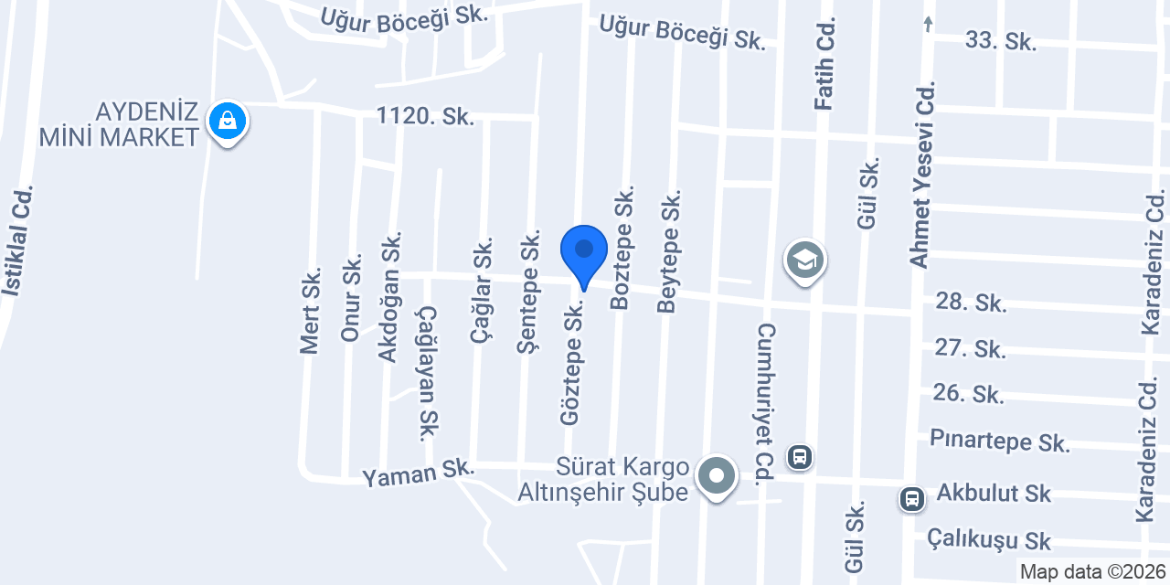Aslanlar Temel Market konumu