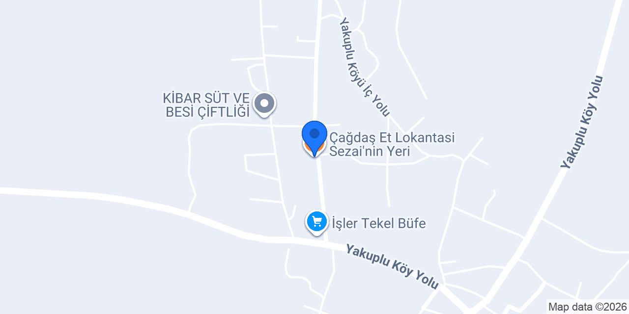 Çağdaş Et Lokantasi Sezai'nin Yeri konumu