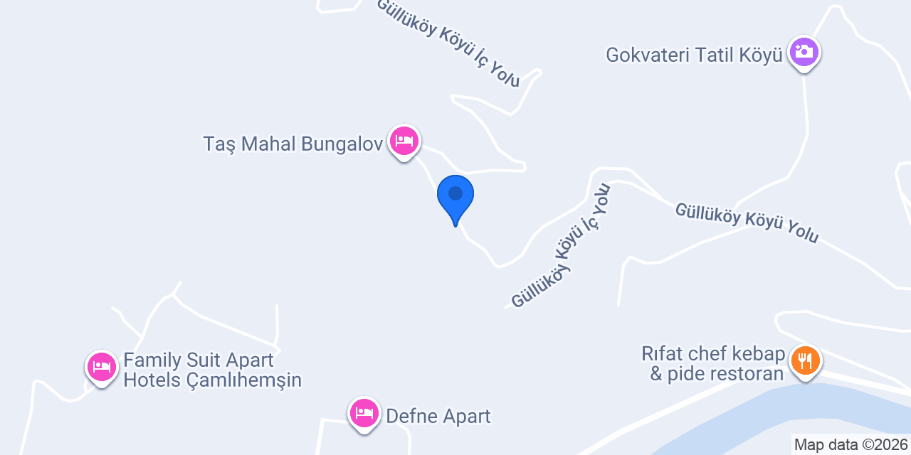 Ekakta Bungalov konumu