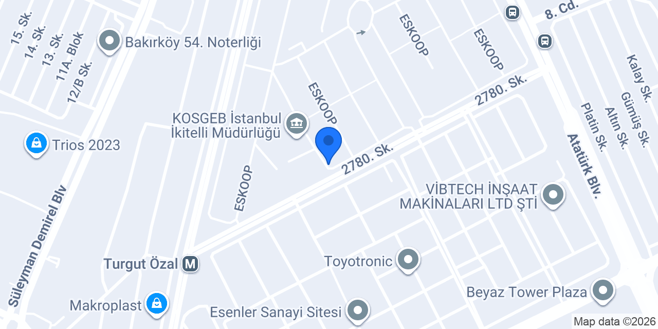 BENOSOFT KAĞIT konumu