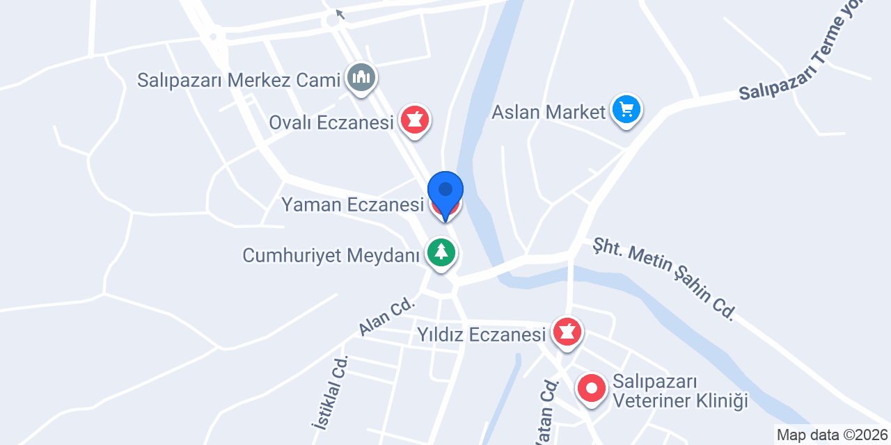 Yaman Eczanesi konumu