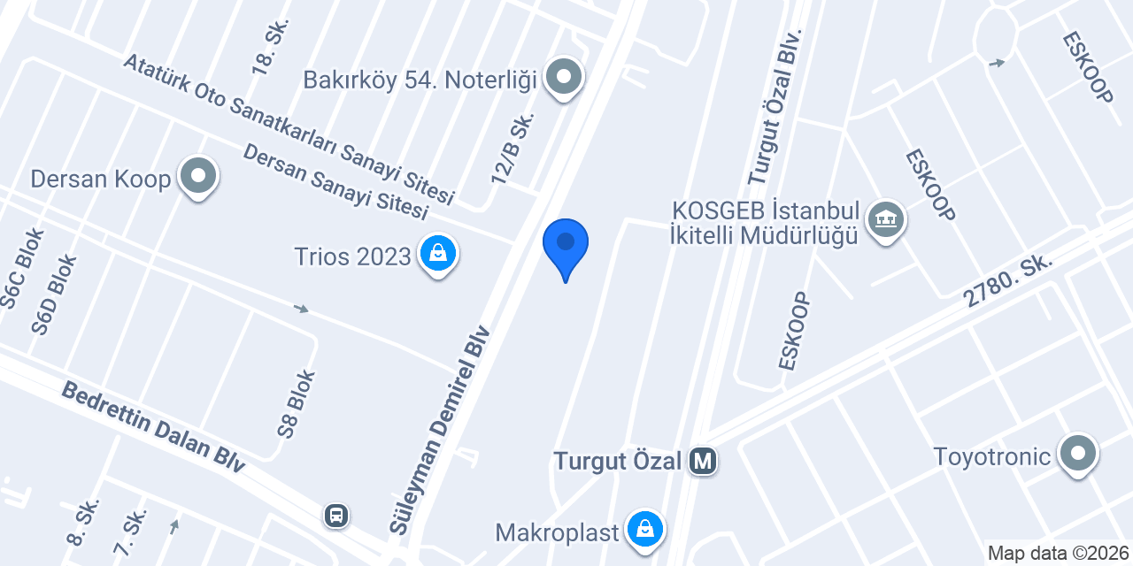 Tespo İkitelli konumu