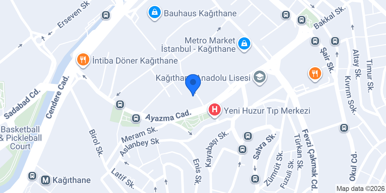 Ali bacak hair studio konumu