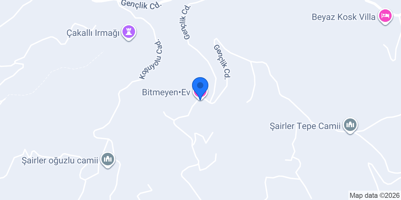 Bitmeyen•Ev konumu