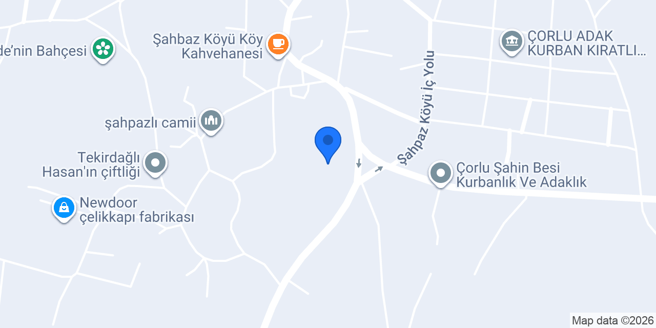 Şimşeker Çiftlik Çorlu Kurbanlık & Adaklık konumu