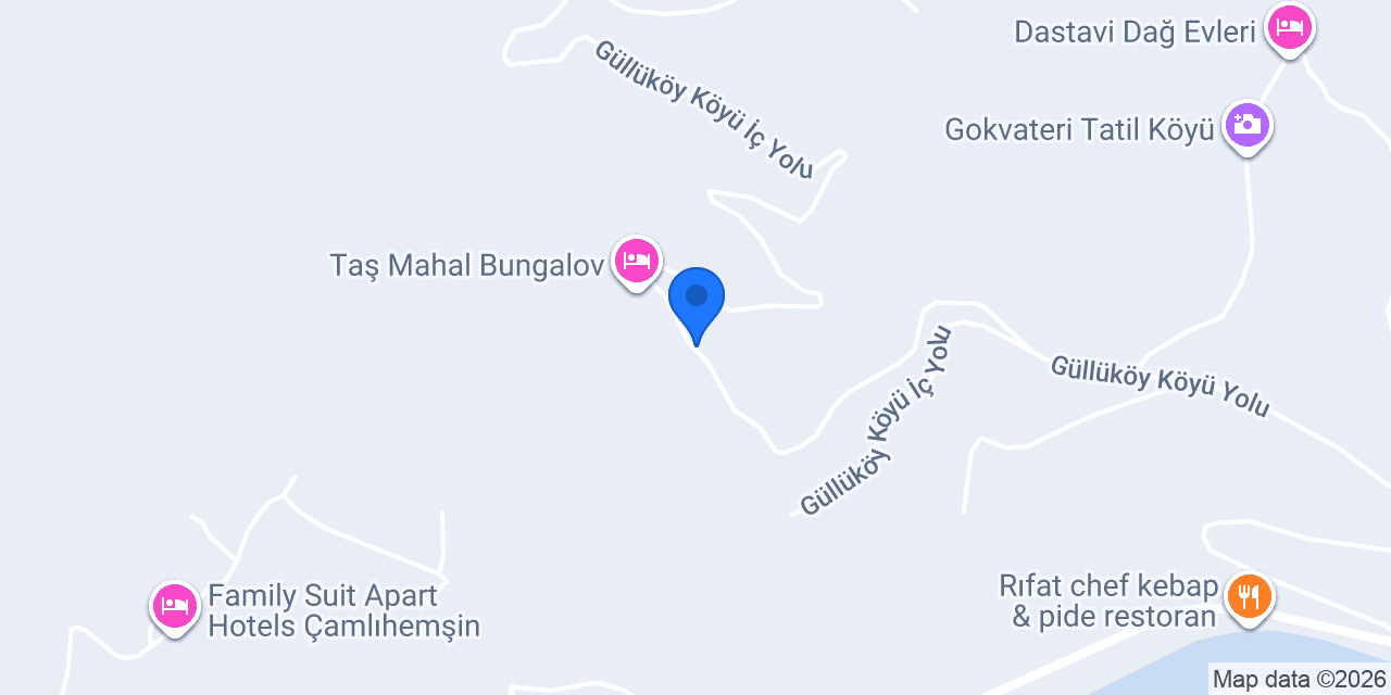 Della Suit Bungalov konumu