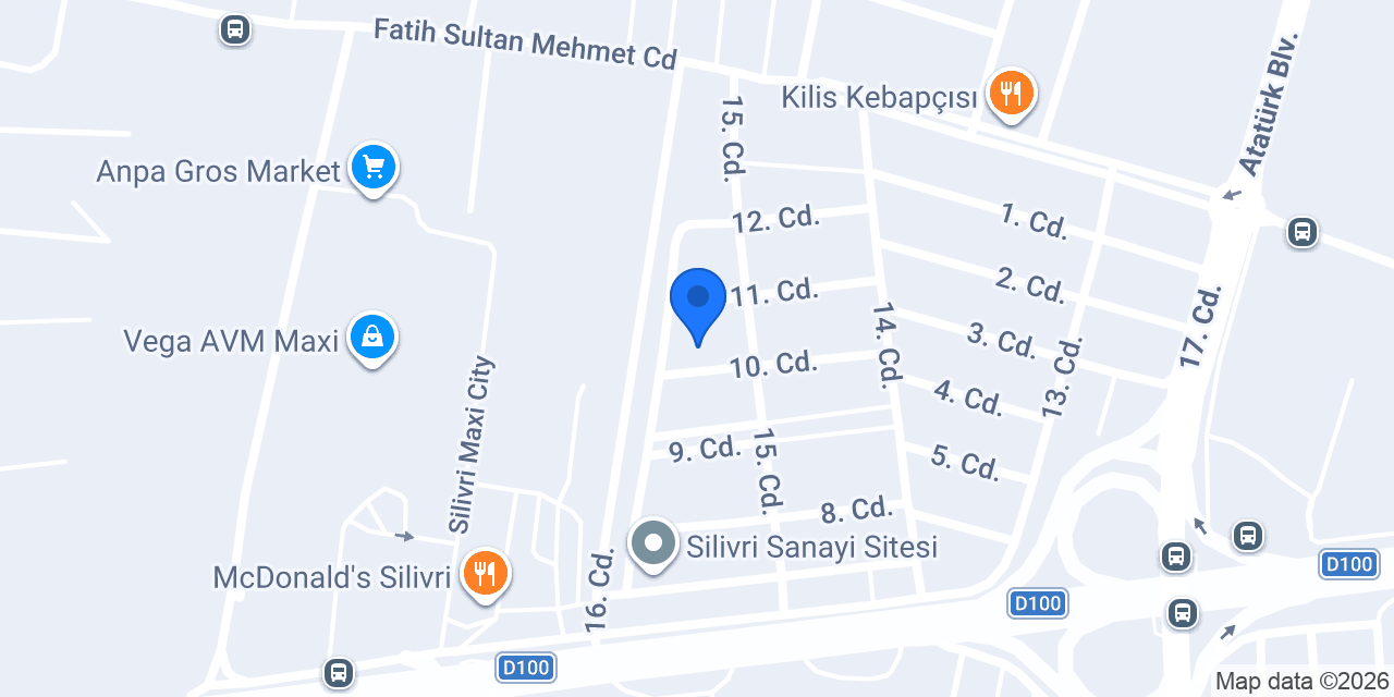 Silivri Elektrik konumu