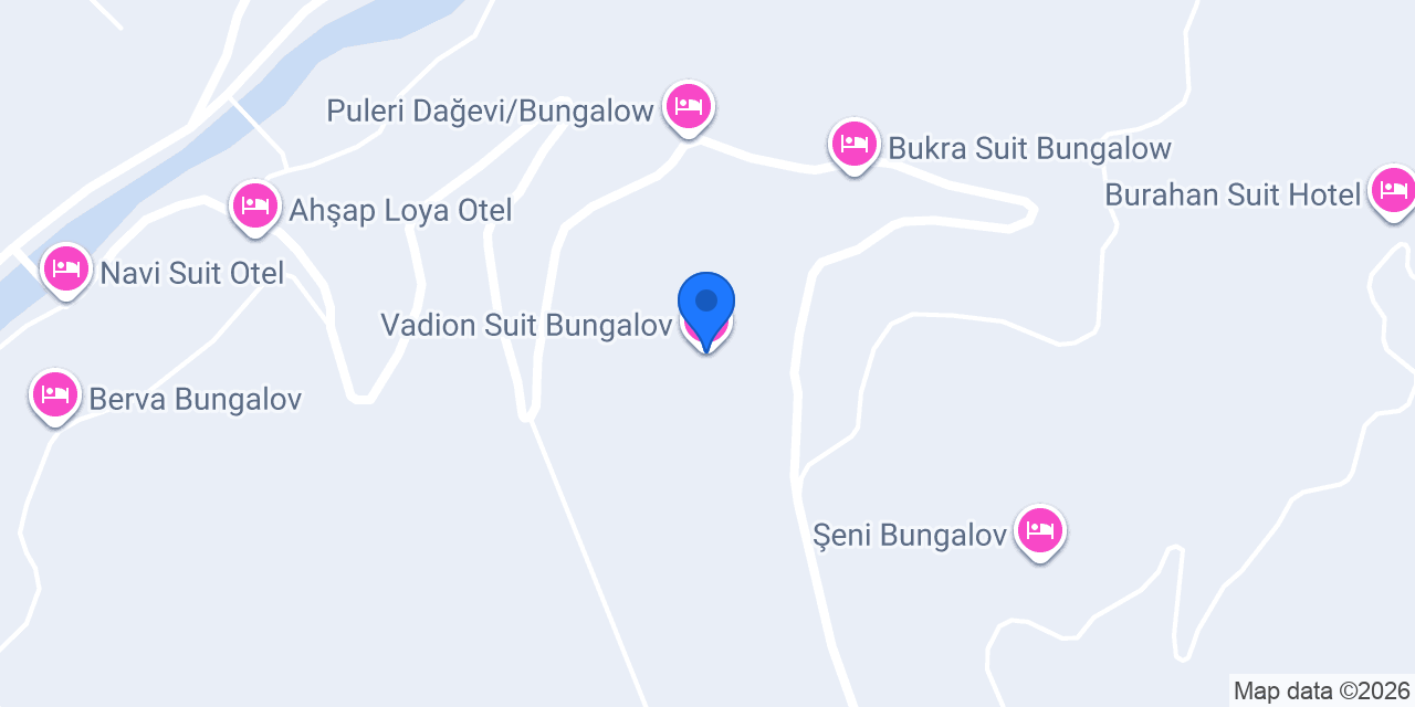 Vadion Suit Bungalov konumu