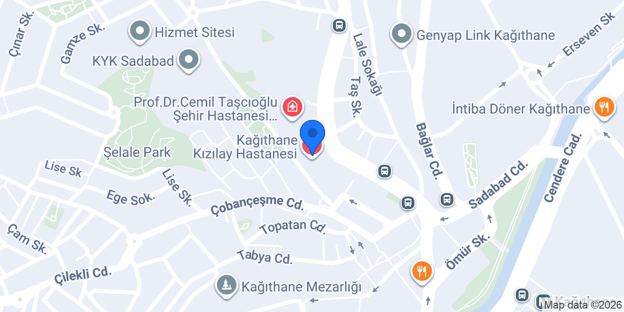 Op. Dr. Gözde Türkmen konumu