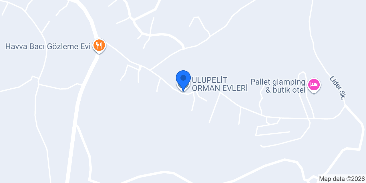 ULUPELİT ORMAN EVLERİ konumu