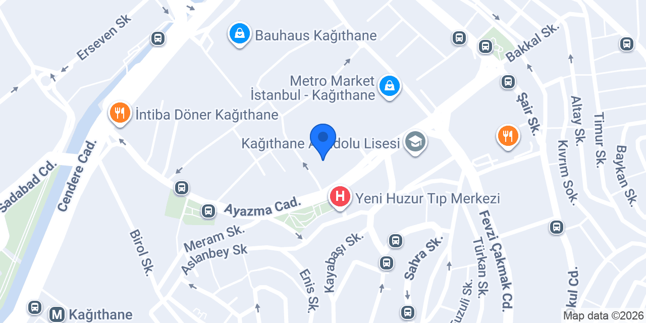 Guava Kağıthane konumu