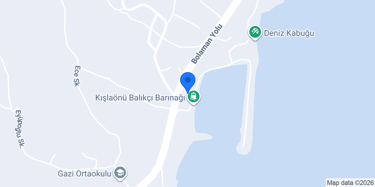 Eyüboğlu Balık-Ağ Malzemeleri konumu