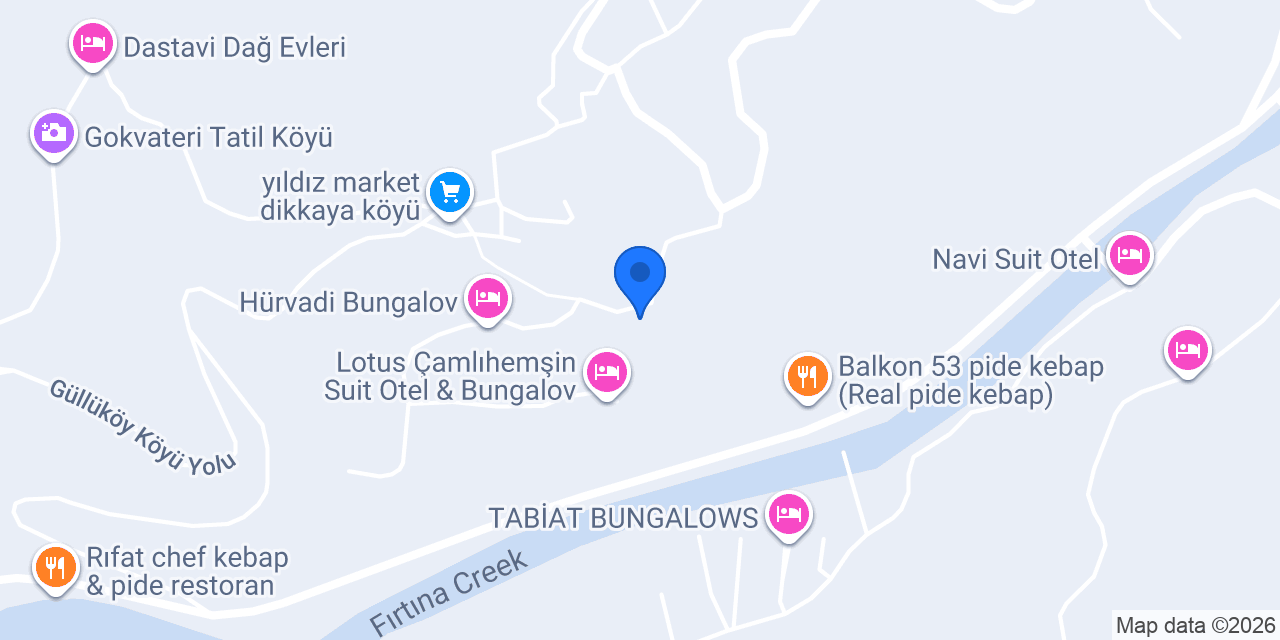 Hoyhoy Bungalov konumu