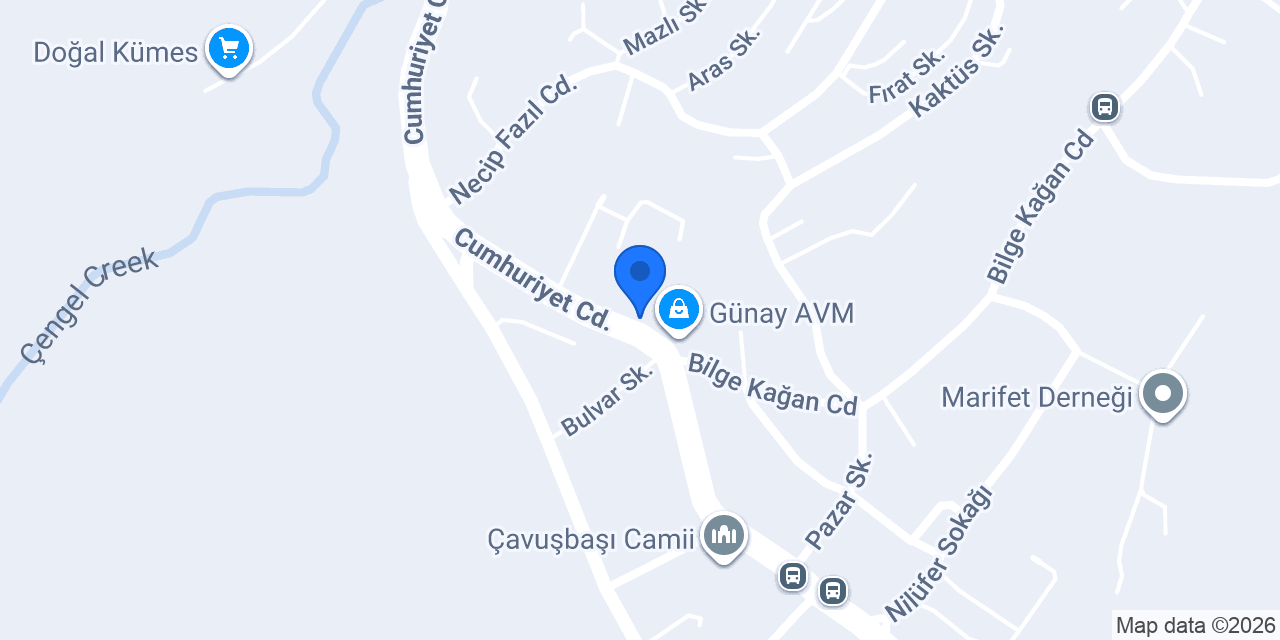 ÇAKIR GARAJ konumu