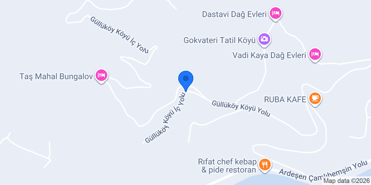 Şana Suit Bungalov konumu