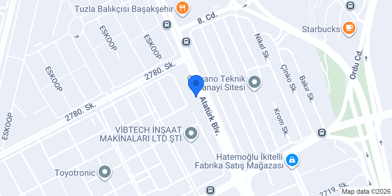 Borsan Çelik End. San. Ve Tic. A.Ş. konumu