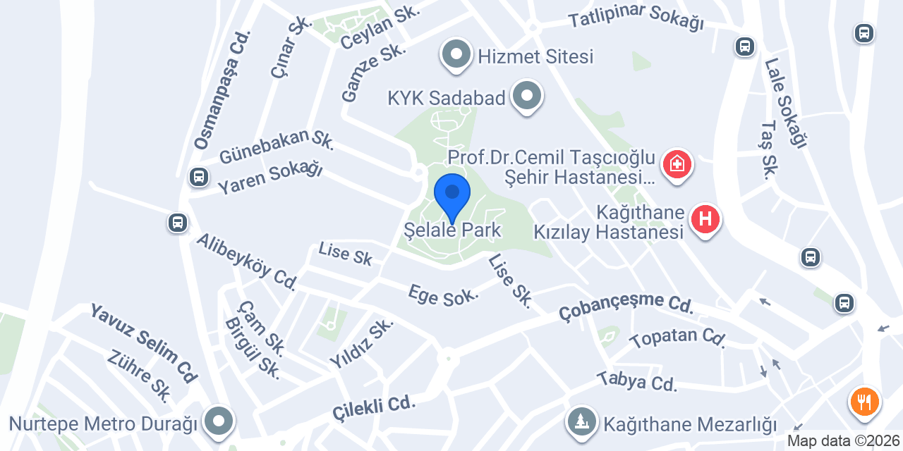 Şelale Park konumu