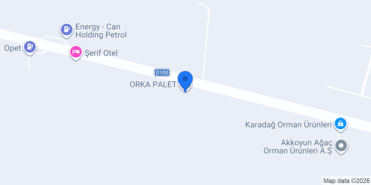 ORKA PALET konumu