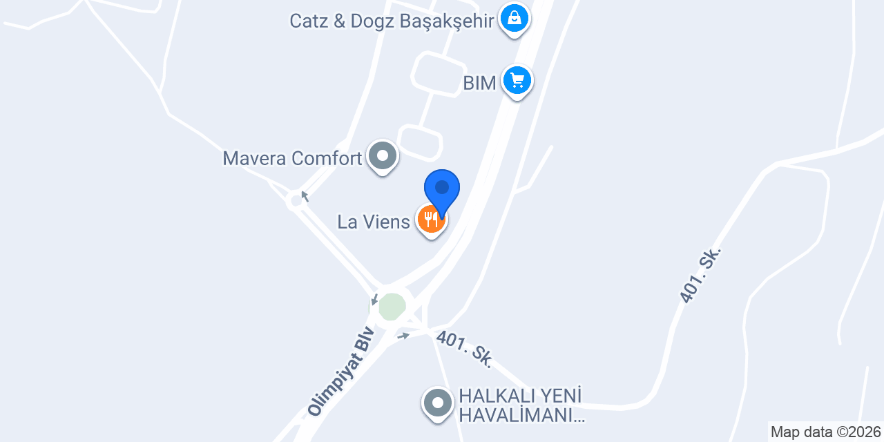 Dilek Pasta&Cafe Mavera Comfort konumu