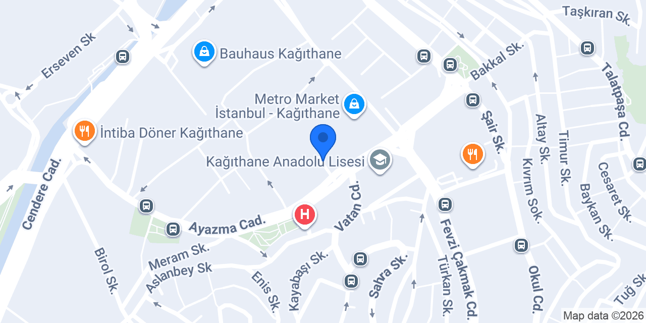 Otto Kağıthane konumu