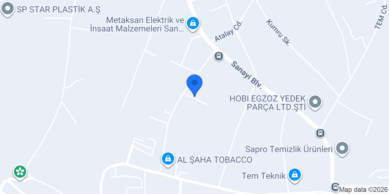 Anbaj Ambalaj Sanayi konumu