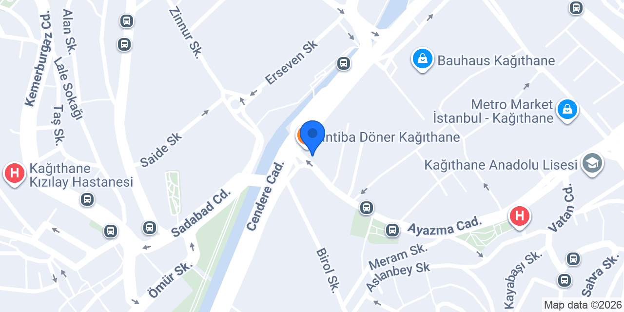 Focus Burger Kağıthane konumu