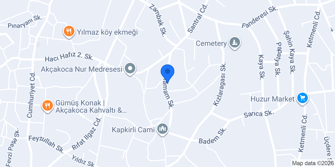 Kapkirli Tarihi Hamam konumu