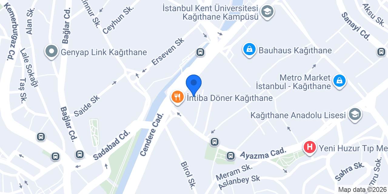 Kaffee Schütz Kağıthane konumu