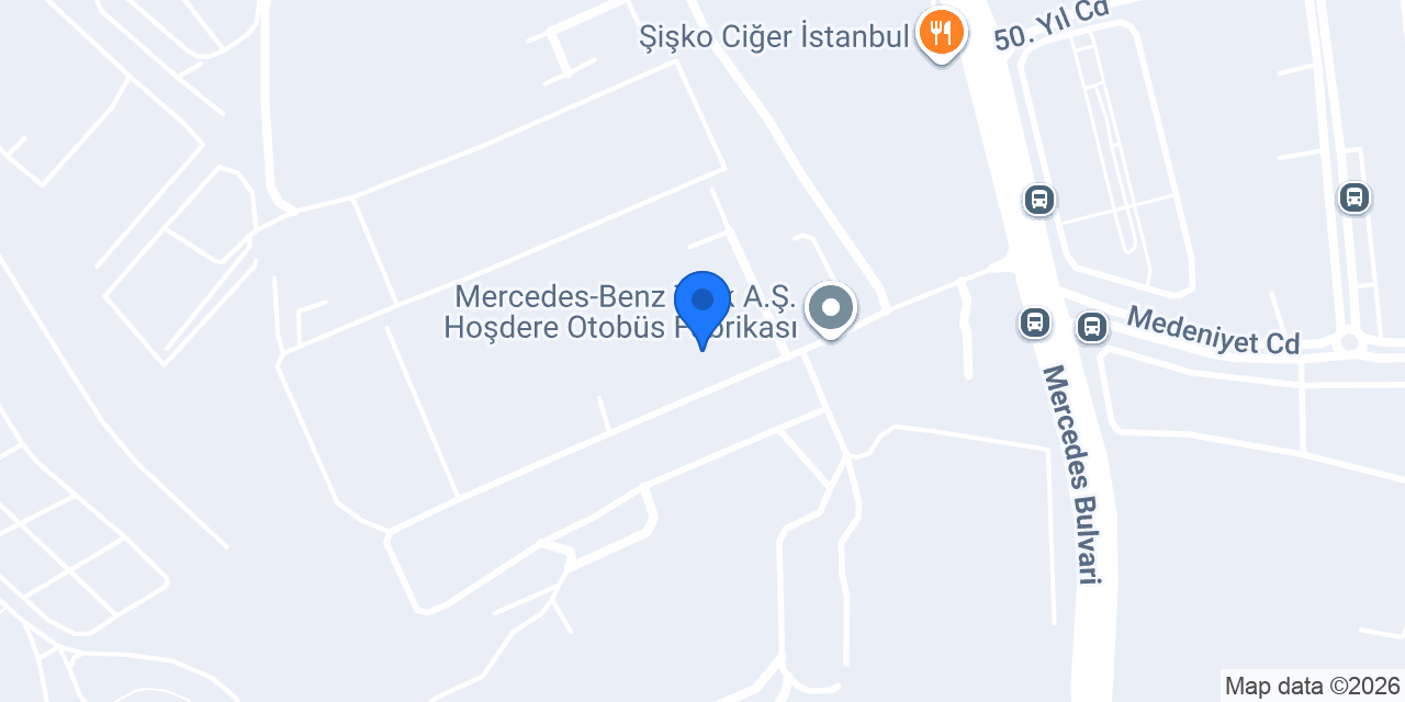 Yapı Kredi - Mercedes Şubesi konumu