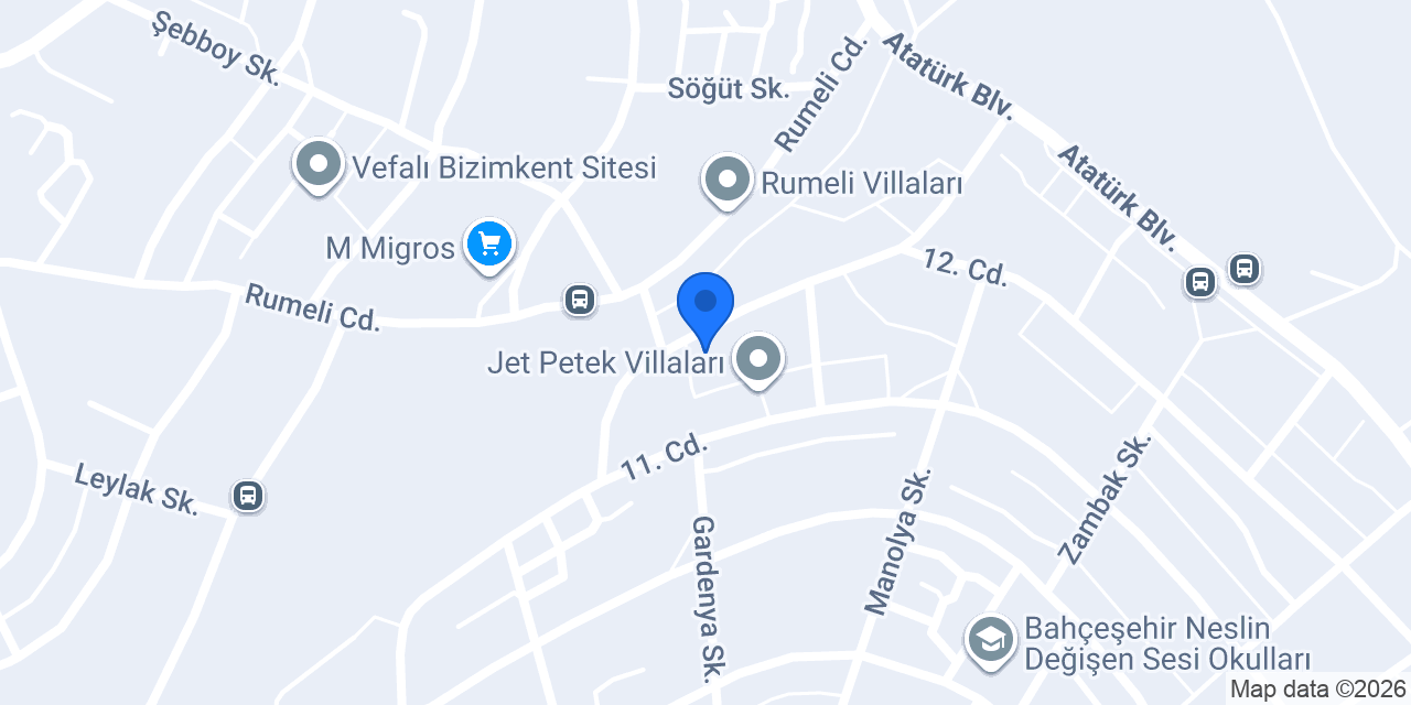 Gülșah Ana Okulu konumu