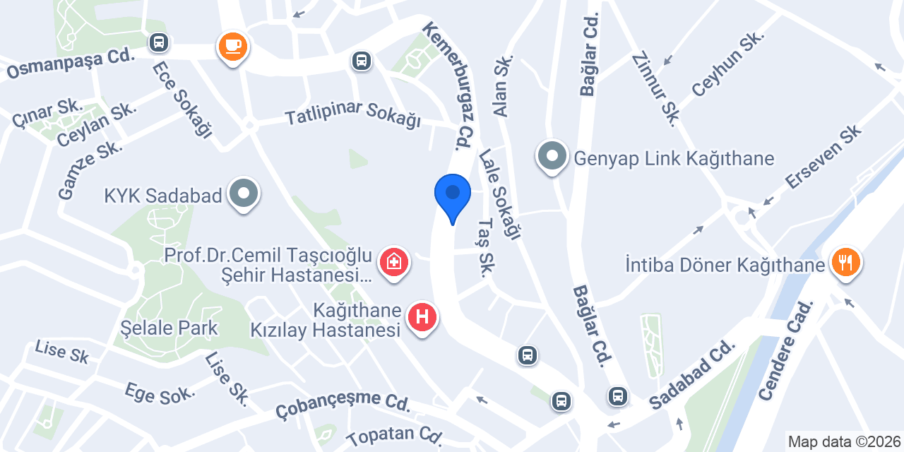 Almina davet evi konumu