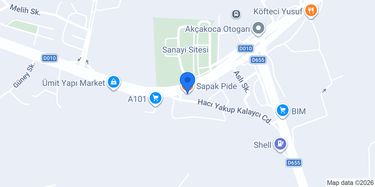 Sapak Pide konumu