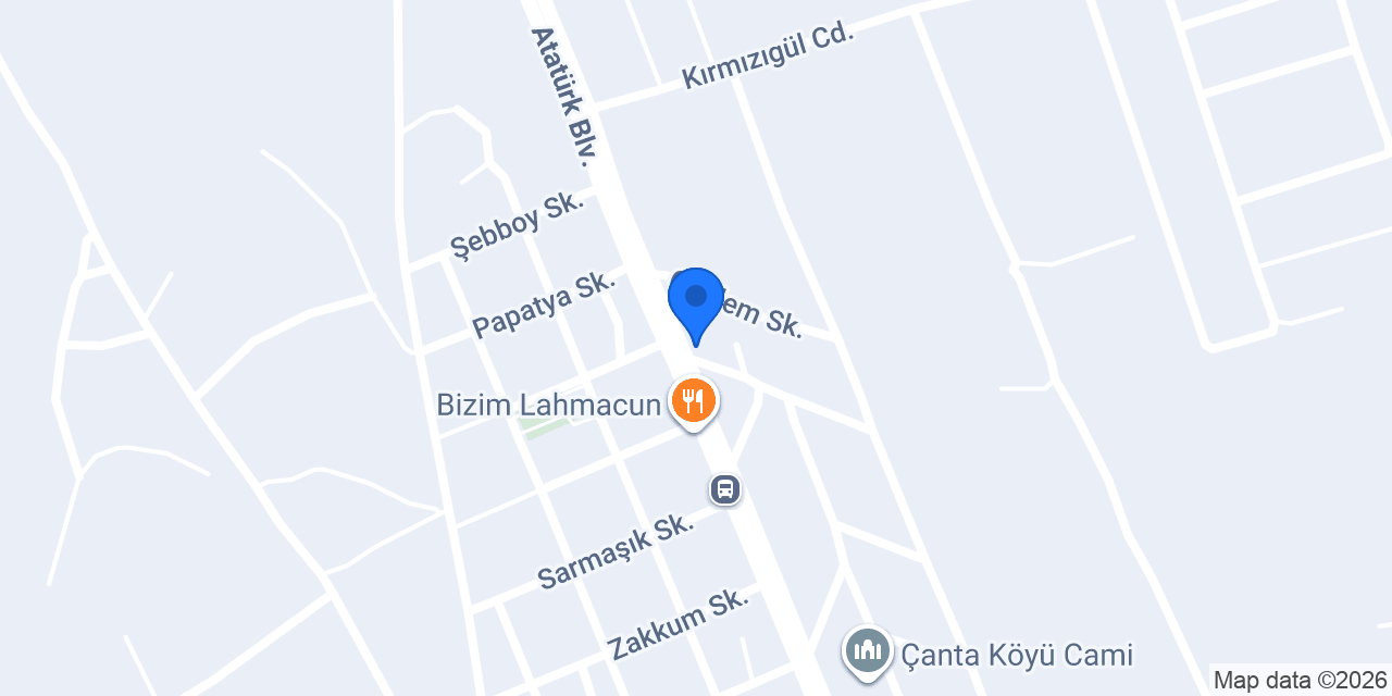 Çantaköy Baba Döner konumu