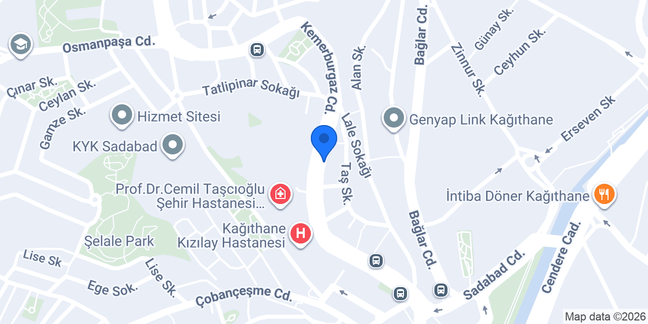 Domino's Pizza KAĞITHANE konumu