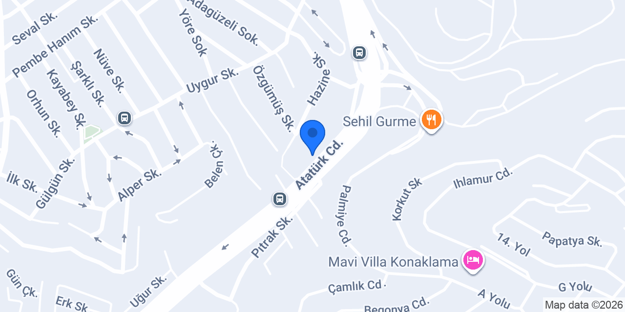 Aras İnşaat Yapı konumu