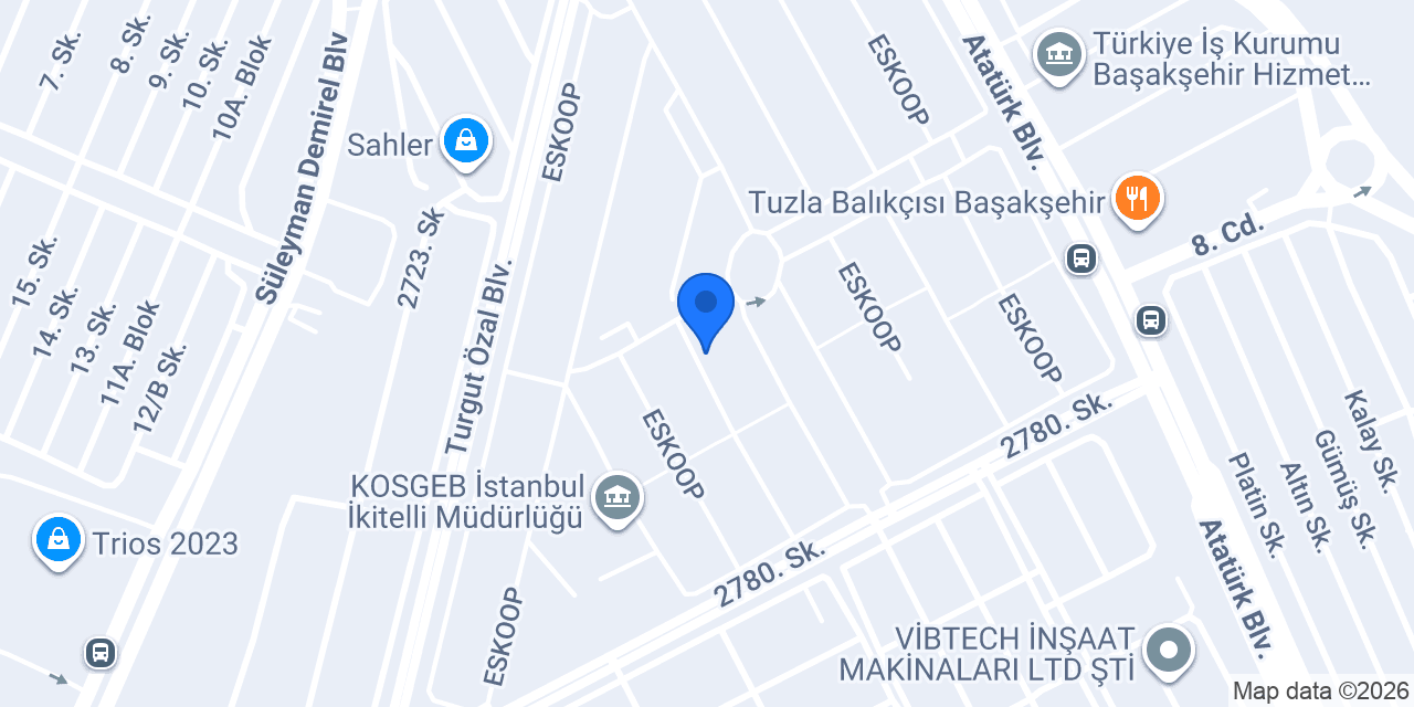 Kıta Transport konumu