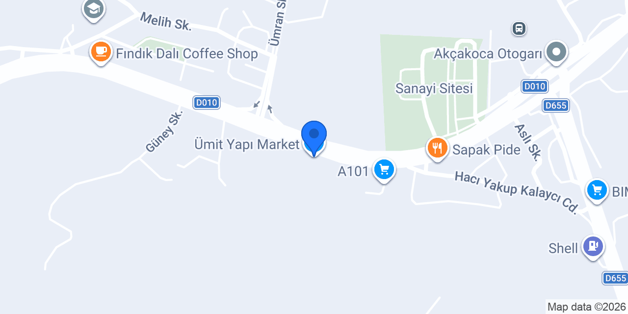 Ümit Yapı Market konumu