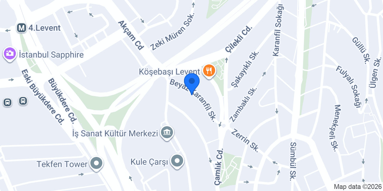 KARE Mimarlık konumu
