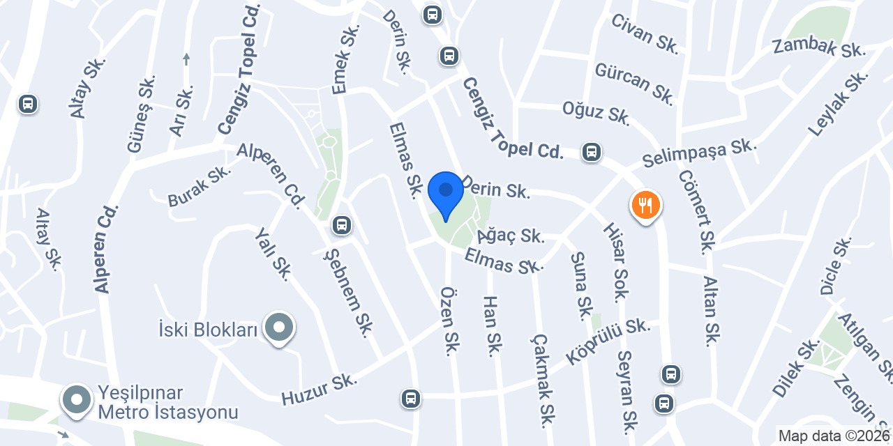 Akşemsettin Bilgi Evi konumu