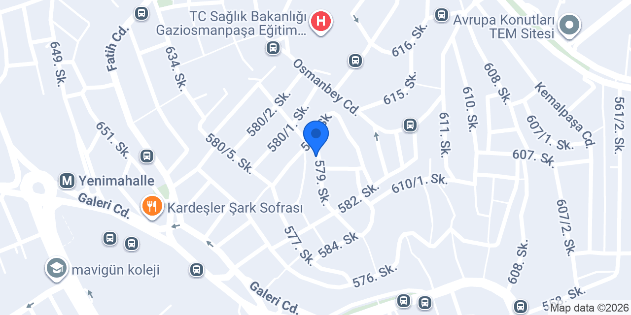 Ilıca İnşaat Bursa konumu