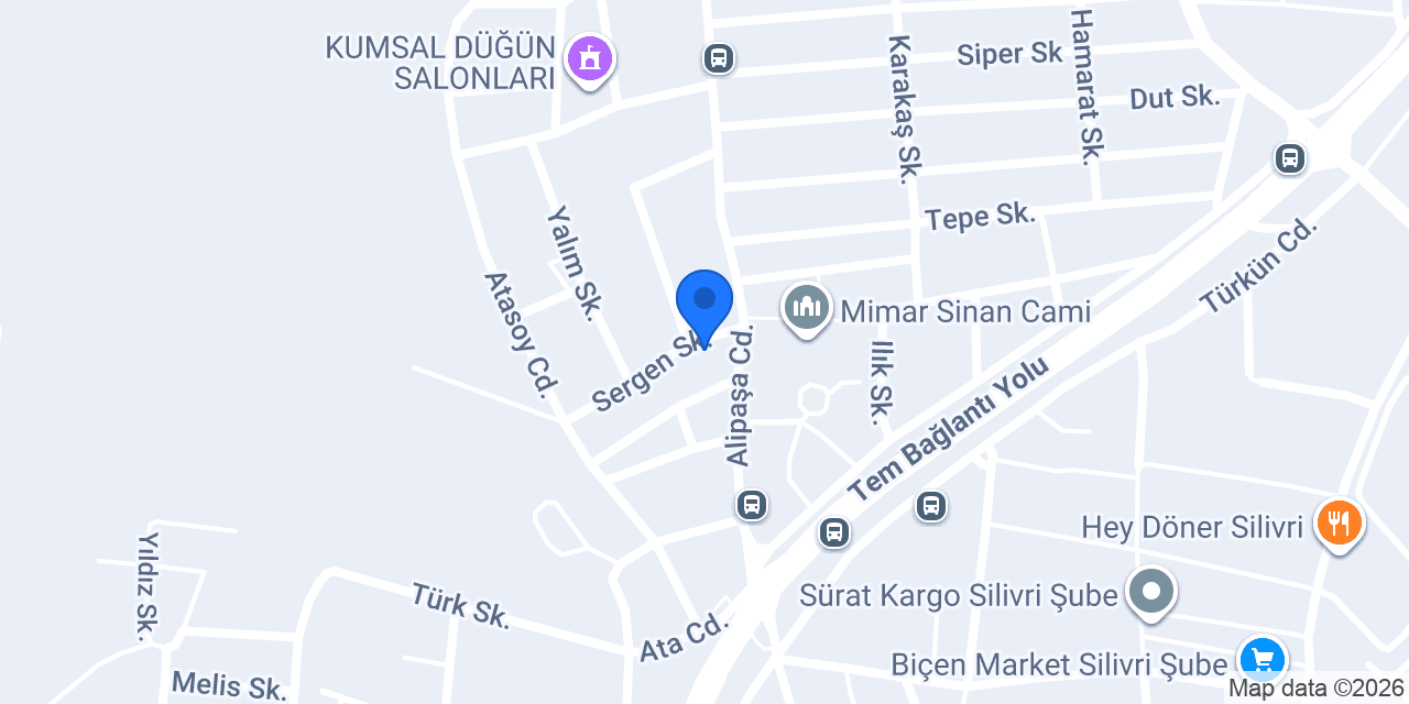 Silivri Soydaş Veteriner Kliniği konumu