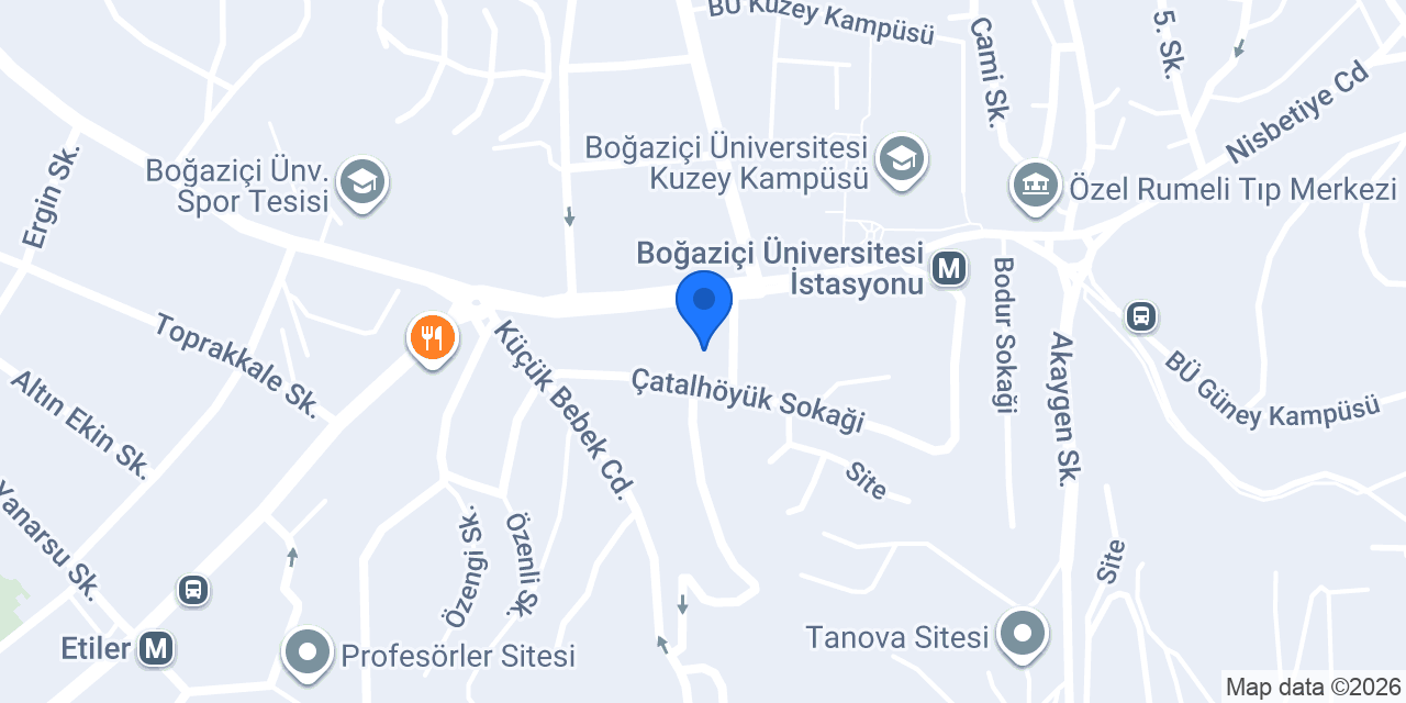 Balkon Cafe & Restaurant Etiler Şubesi konumu