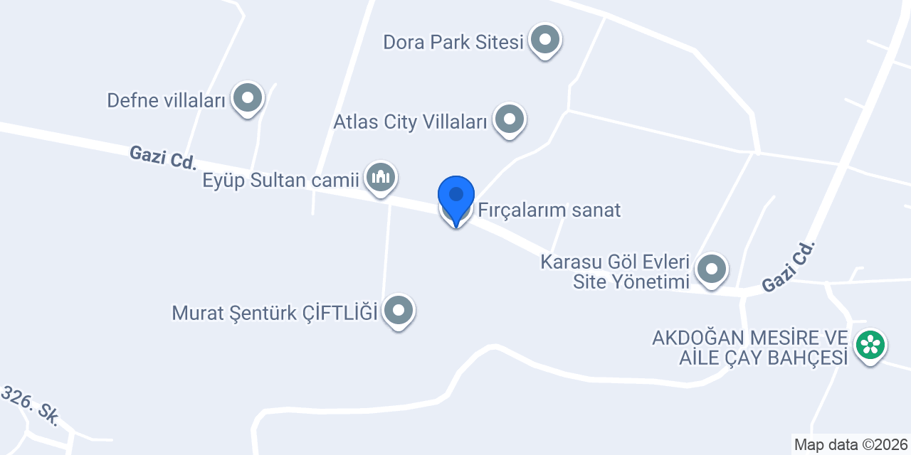 Fırçalarım sanat atölyesi🎨🖌️ konumu