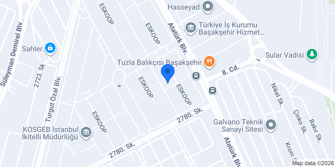Aydınlar Metal konumu