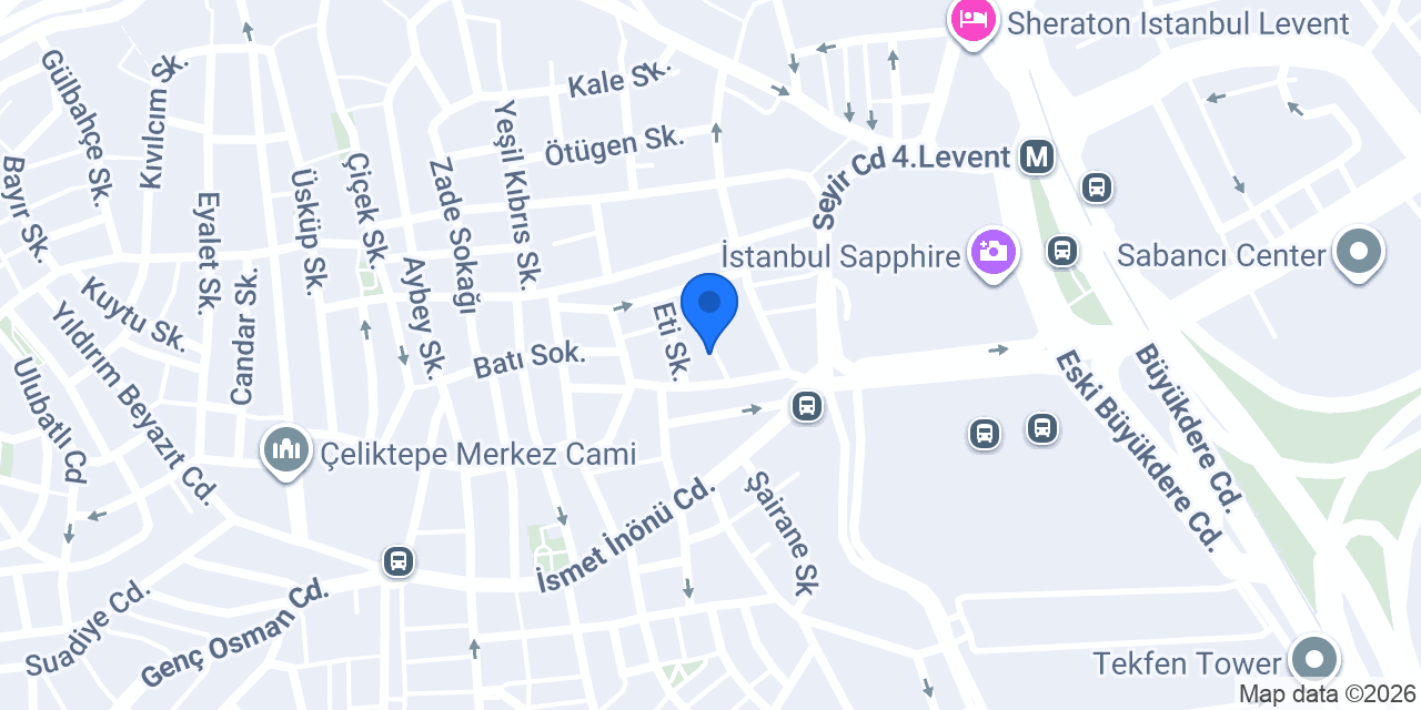 Townhouse İstanbul konumu