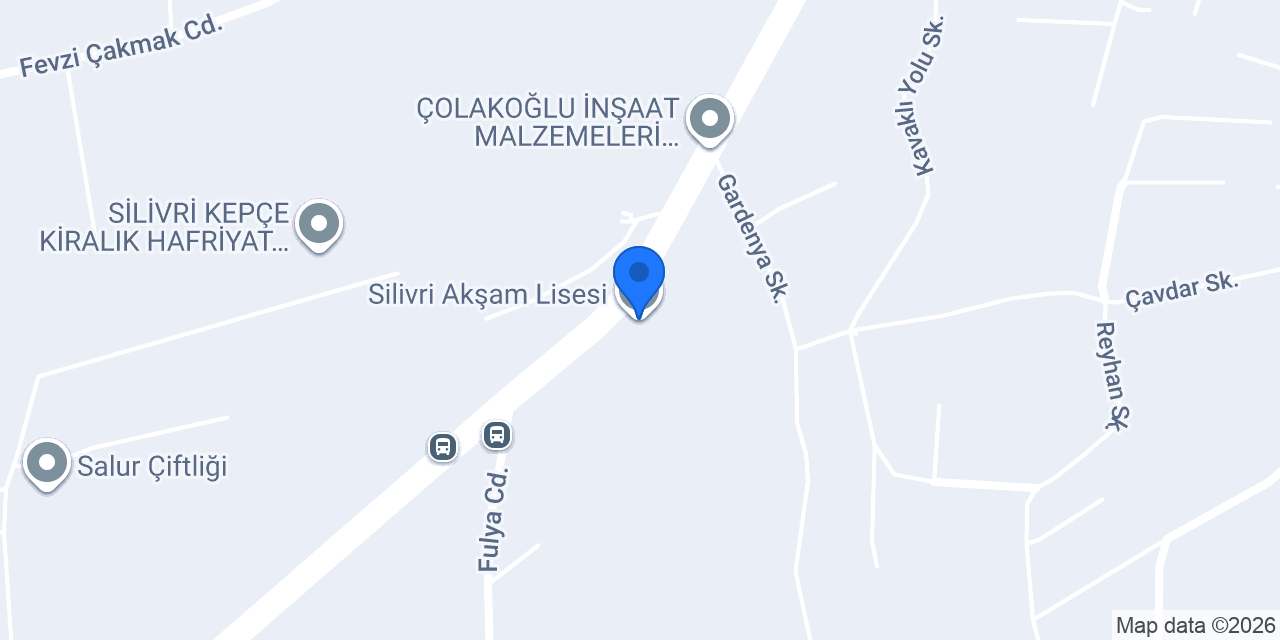 Silivri Akşam Lisesi konumu